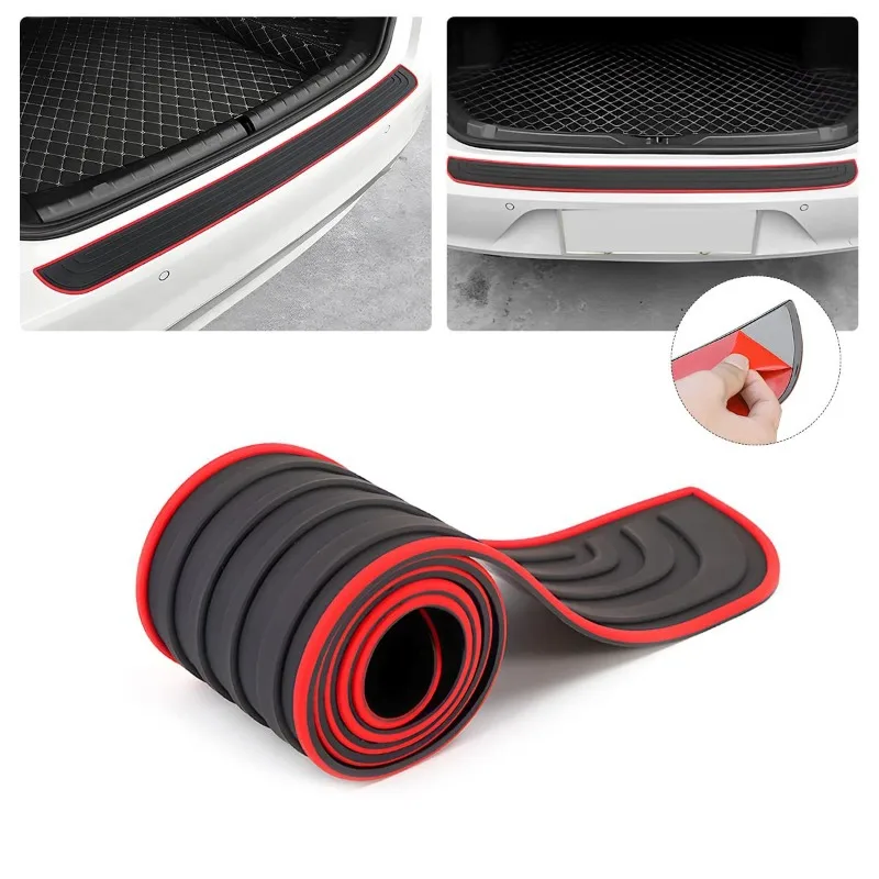 

Universal Car Door Sill Trunk Bumper Rubber Anti-scratch Bumper Protector Car Exterior Modification Decoration Parts 90cm