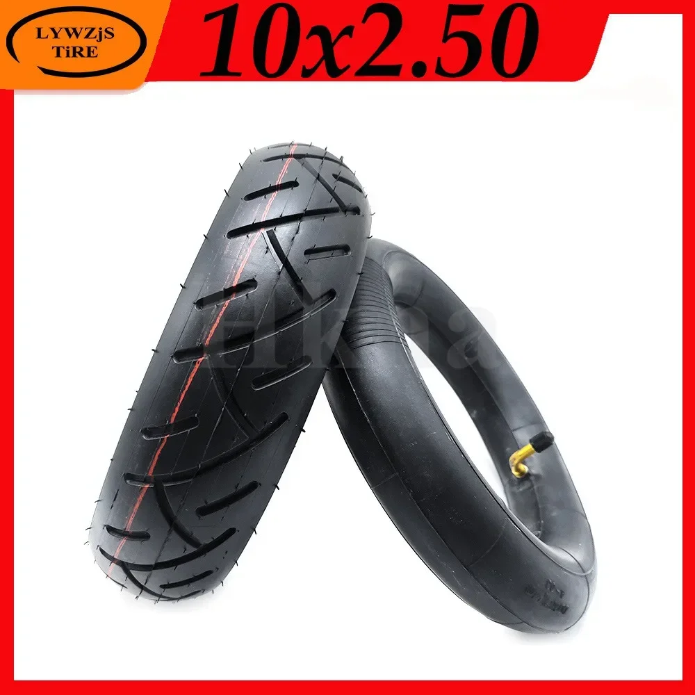 10x2.50 Innner Outer Tire  10 Inch Pneumatic Tyre for Electric Scooter Accessories