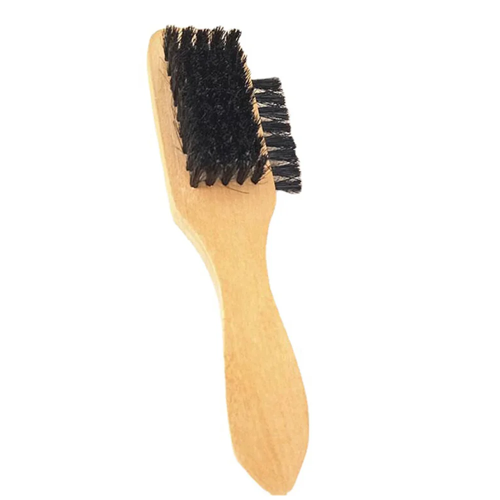 Three-Sides Laundry Brush Shoe Polish Brush Shine Brush for Stains/Cleaning Brushes for  Leather/Bags/Boots and Shoes