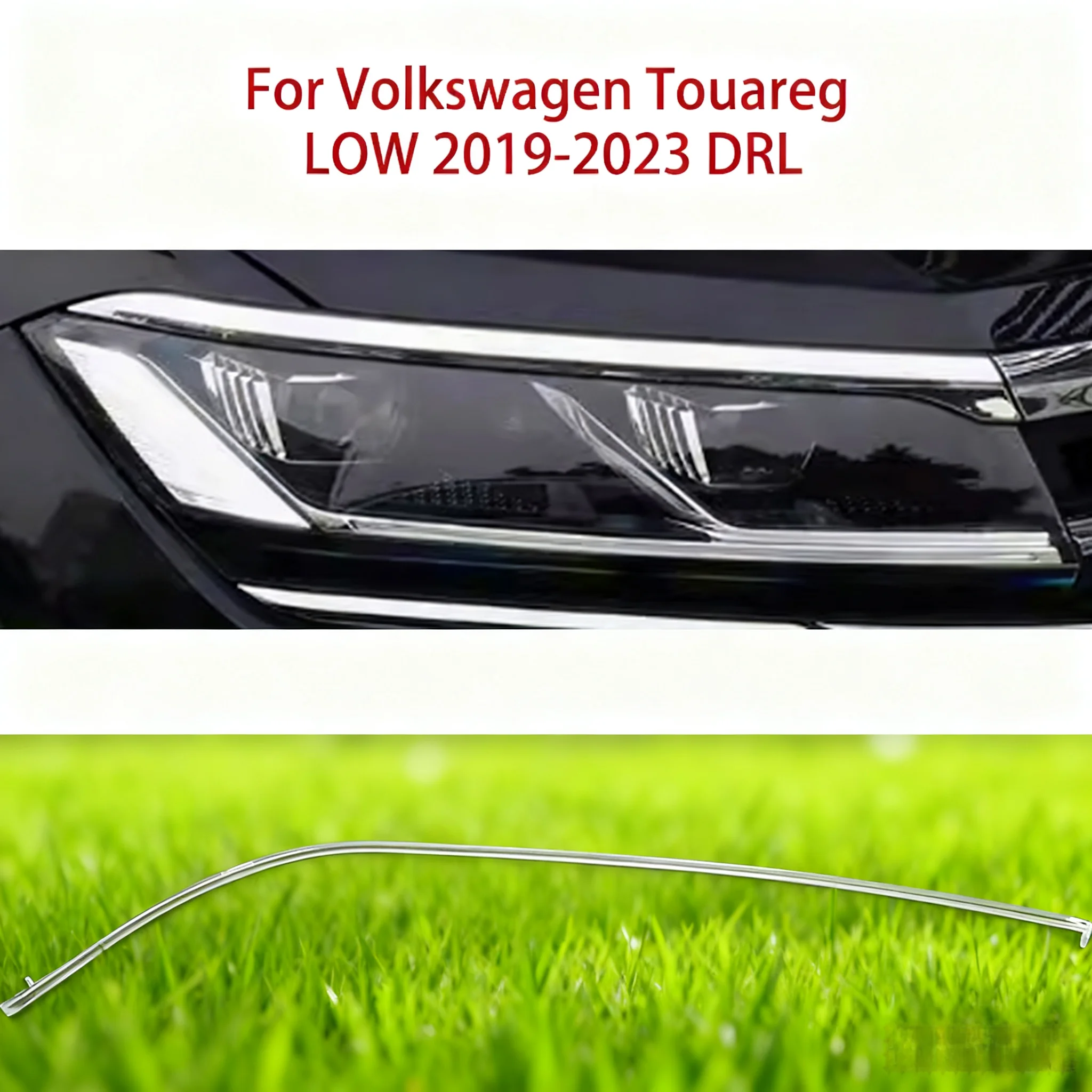 

Turn Signal Module For Volkswagen Touareg White Light Angel Eye 2019-2023 LOW Car DRL Light Guide Ballast Daytime Running Light