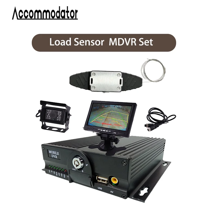 Truck load sensor 4G GPS MDVR Suit with remote platform function to prevent overweight and missing goods