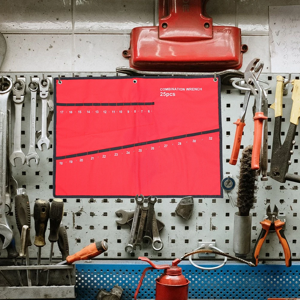 2 قطعة نشمر أداة حقيبة قماش وجع لفة المنظم الحقيبة ل الشدات المفكات كماشة السقاطات المقبس أدوات التخزين المدمج