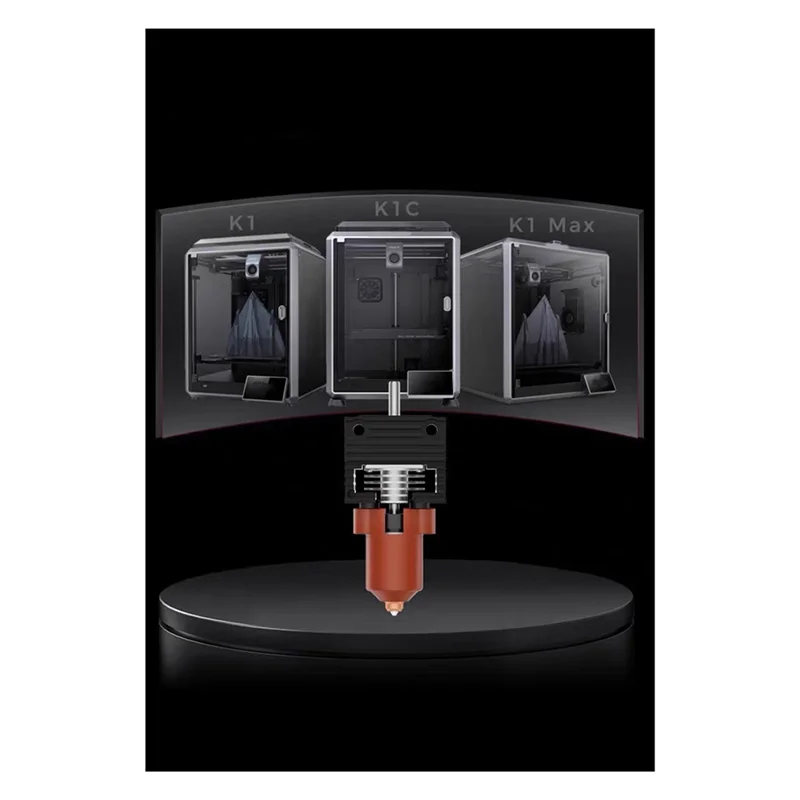 AEE7-For Creality K1 Series Kit de bloc chauffant buse à échange rapide, 300 ° Résistance aux hautes températures C pour K1, K1C, K1-Max