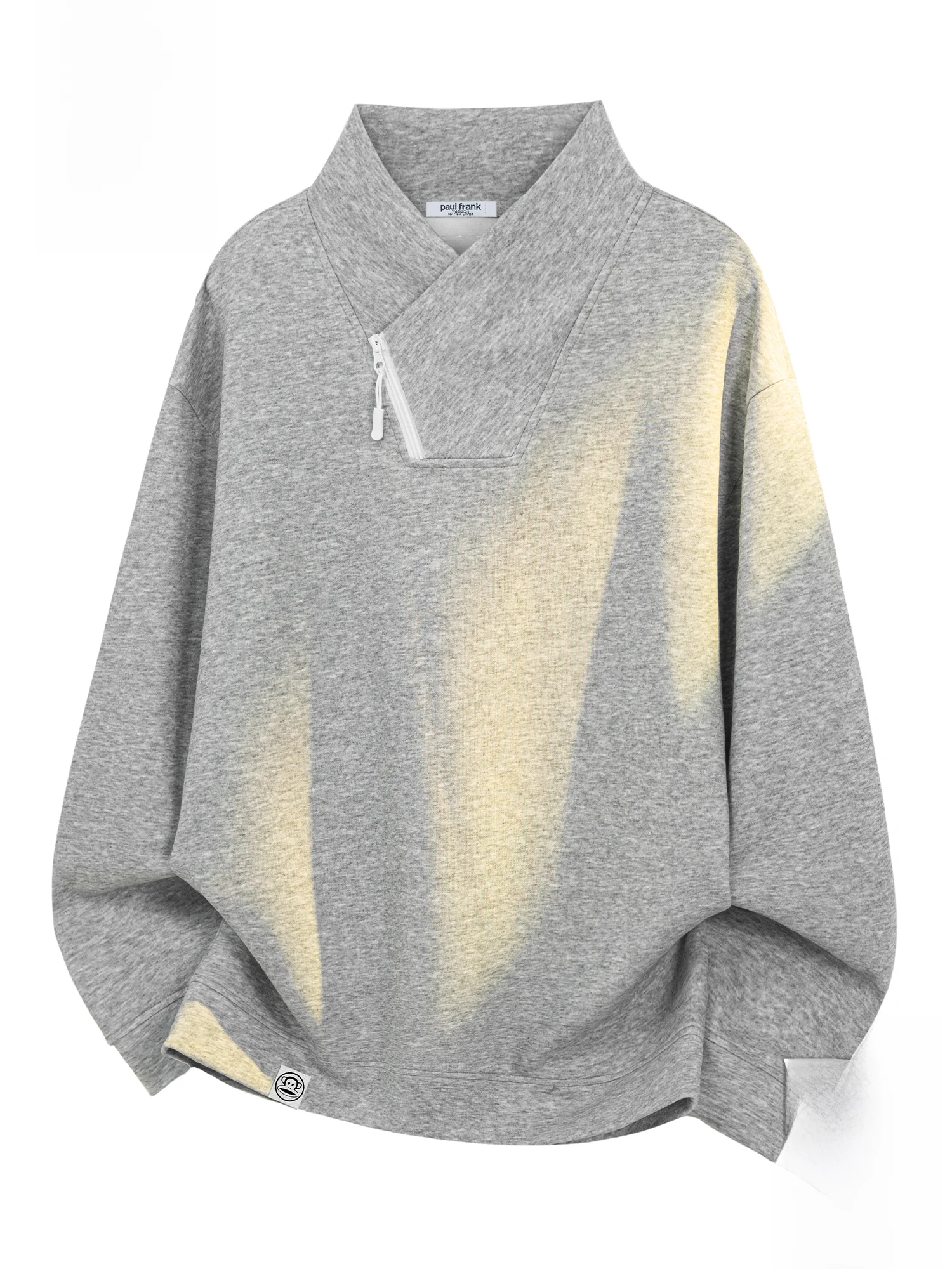 

PaulFrank Monkey f Zip Casual Sweatirt Men's Spring New Loose Simple Long Sve Stand Collar Comfortable Polyester Cott...