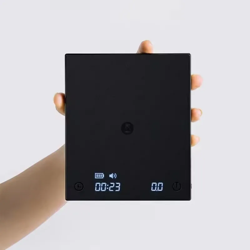 متجر TIMEMORE مرآة سوداء أساسية + 2 بالإضافة إلى ميزان مطبخ رقمي جديد لطعام القهوة مع ميزان رقمي صغير خفيف الوزن USB