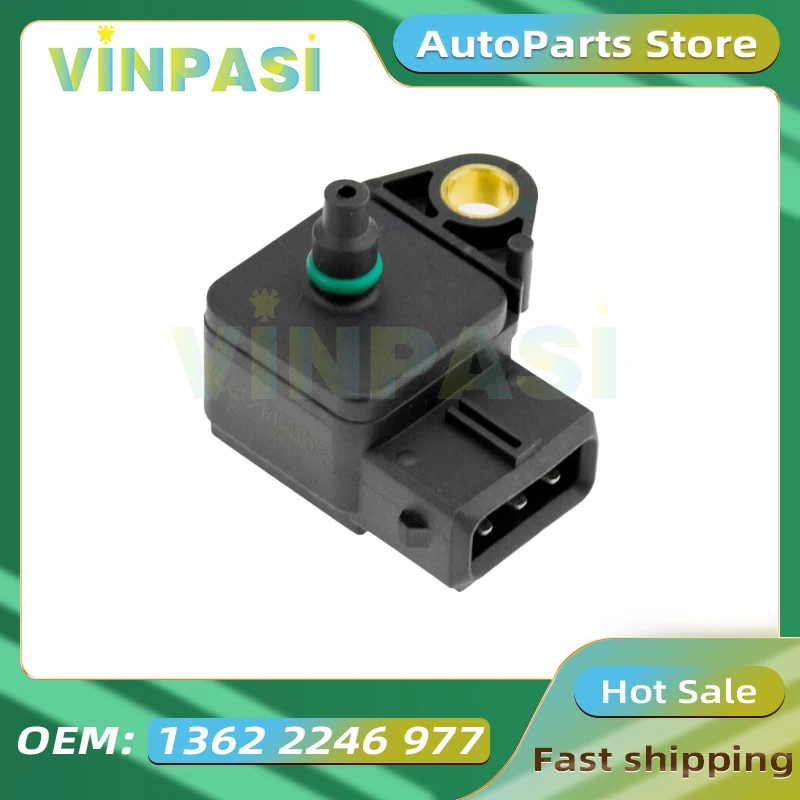 Intake Pressure Sensor Suitable for BMW 3 5 7 Series X5 E38 E39 E46 E53 E60 High Quality Manifold Pressure Sensor 13622246977