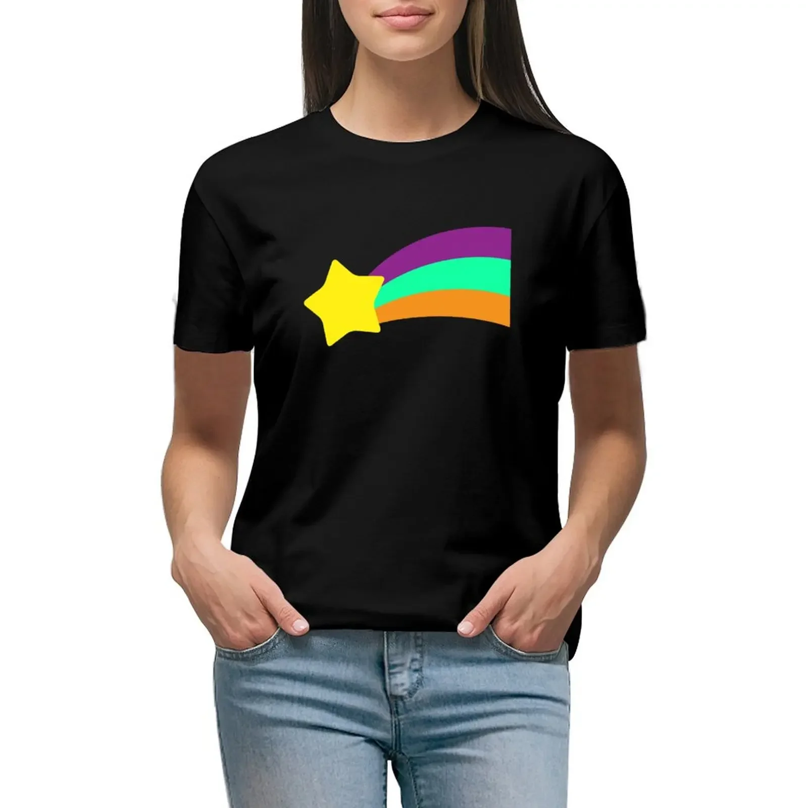 Shooting Star // Mabel Pines T-Shirt Aesthetic clothing hippie clothes customizeds t shirt Women