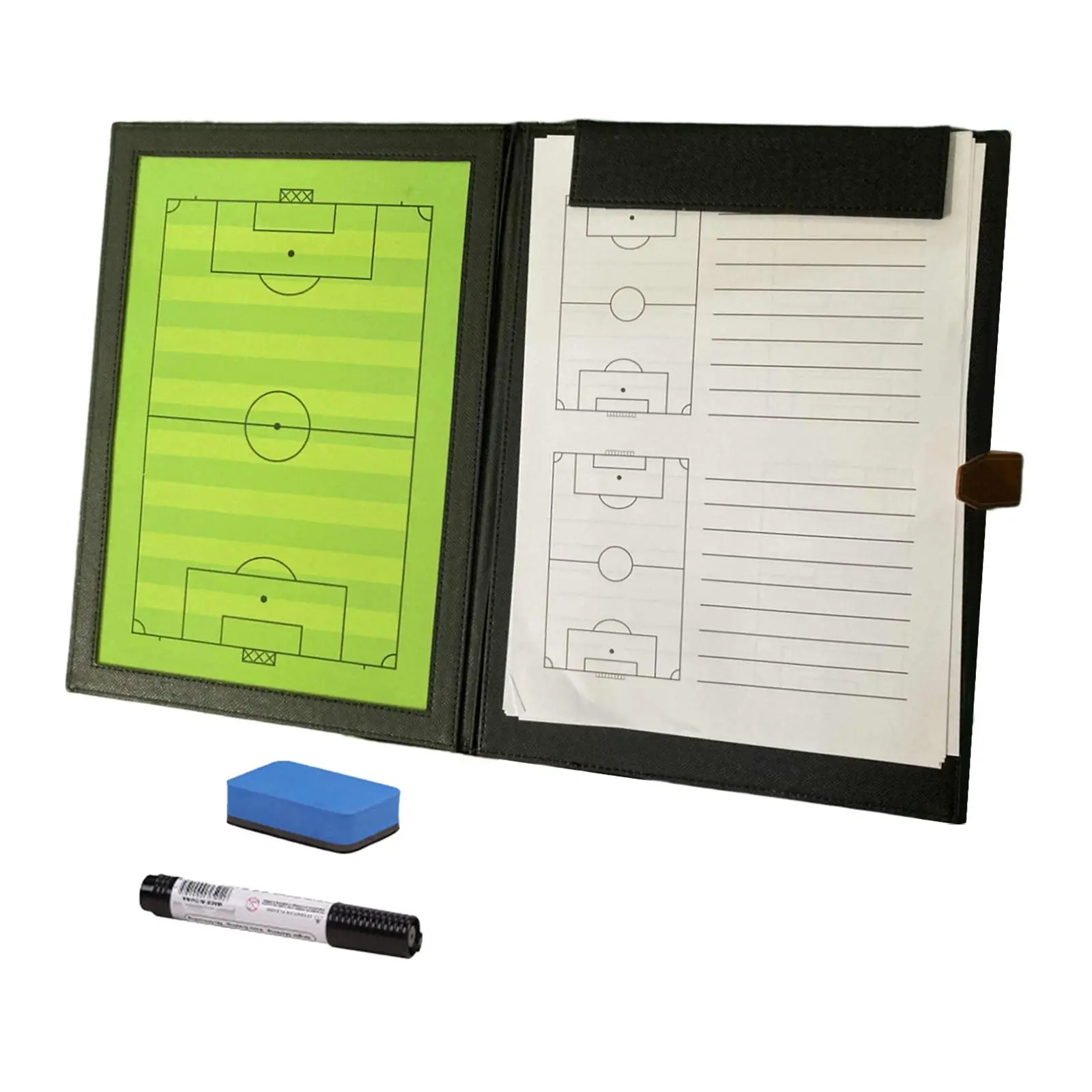 

Portable Football Coaches Board, with Marker Pen, Large Soccer Coaching for