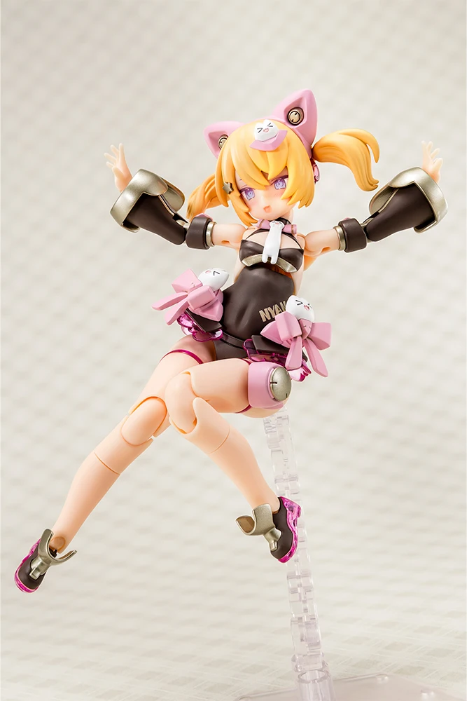 수집용 코토부키야 메가미 디바이스 KP801 푸니 모푸 1/12 플라스틱 조립 모델 블랙 캣 풀 세트 16cm 액션 피규어