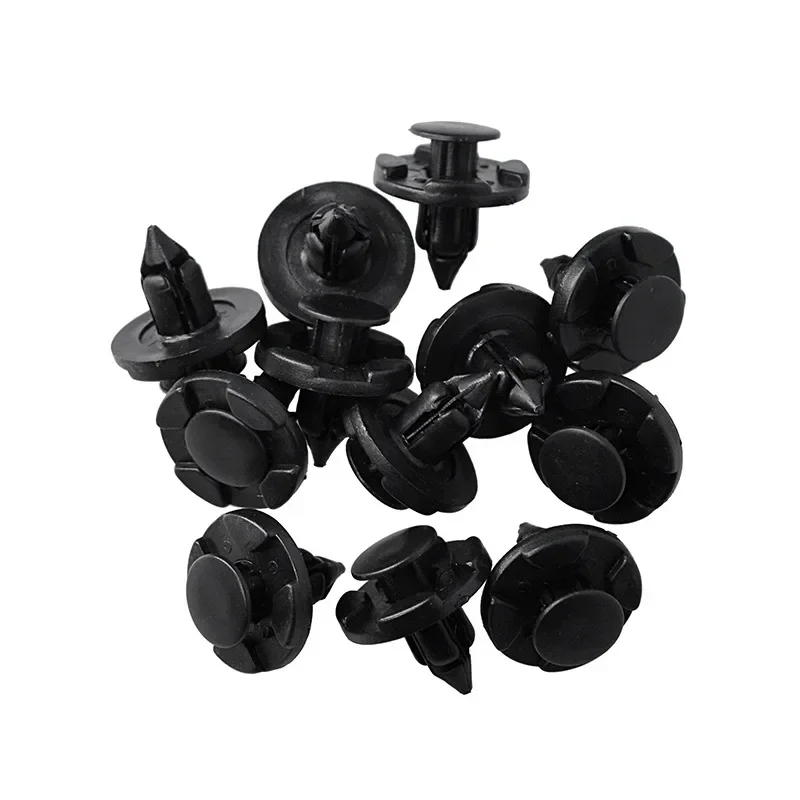 50 SZTUK 8 mm Klamra samochodowa Zderzak Błotnik Plastikowa osłona mocująca Klips samochodowy Lexus Subaru Nissan 01553-09321 90044-68320