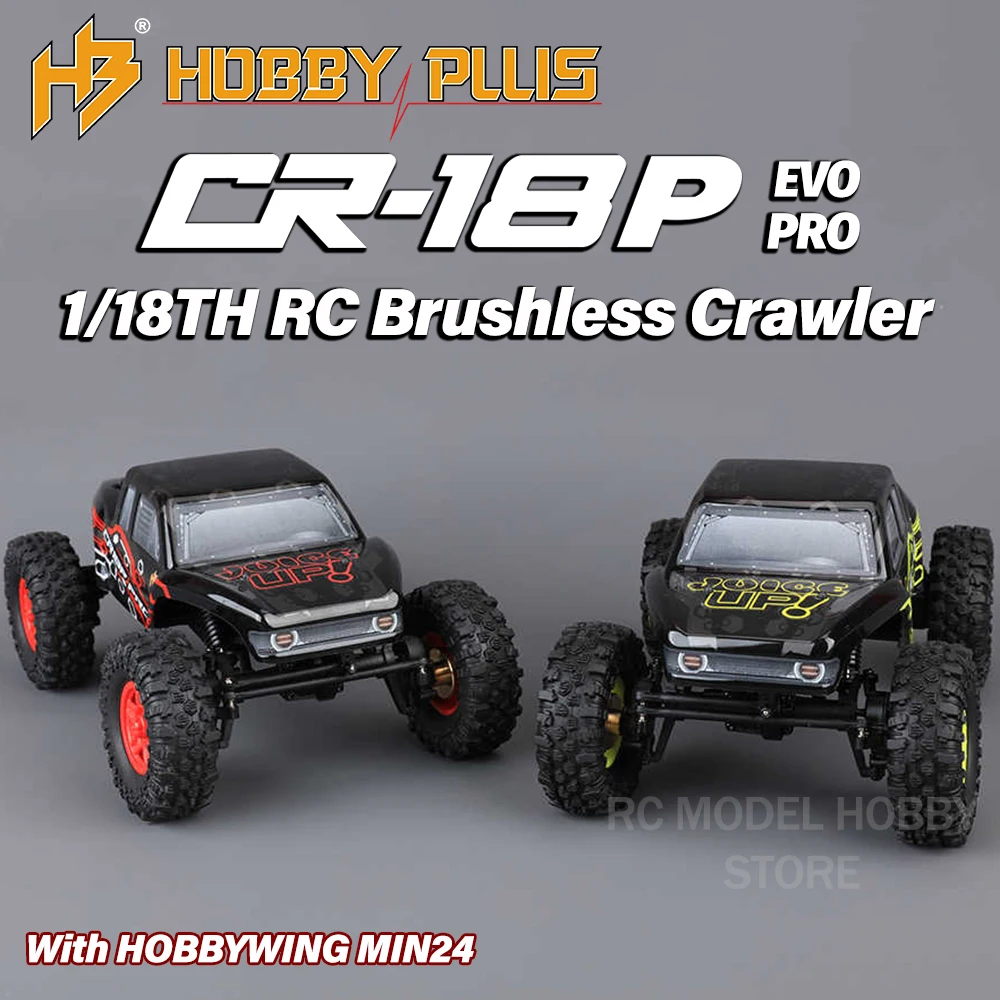 

HOBBY PLUS CR18P EVO PRO 1/18 RC Electric Remote Control Model Car Crawler LCG Upgraded Version Adults Children's Toys