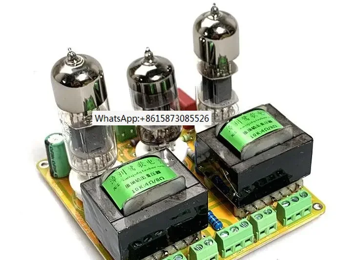 

6N1 push 6N6 tube push-pull small power amplifier board 1.5WX2 stereo, 4Ω 8Ω output, miniature amplifier is available