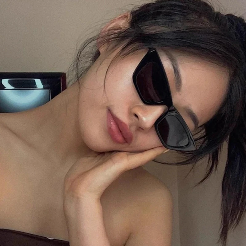 2026 New European and American Small Frame Korean Version Cat Eye Sunglasses for Women Ins Popular Trend Retro Sunglass