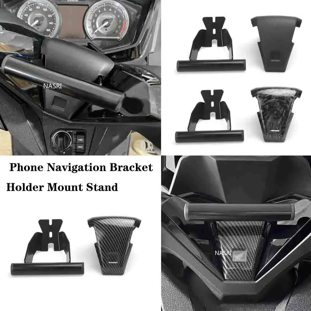 รถจักรยานยนต์ 25 มม.เครื่องบันทึกการขับขี่โทรศัพท์ GPS Navigation Bracket Holder Mount ใหม่สําหรับ Honda NSS 350 NSS350 2021 2022 2023