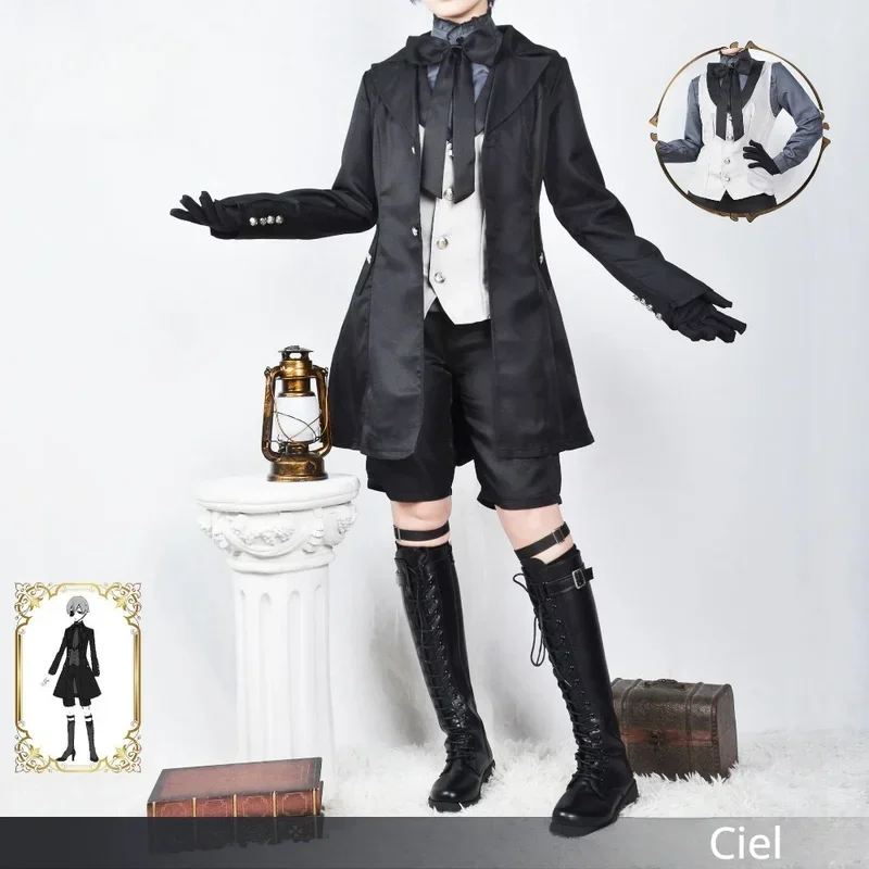 Ciel Phantomhive Cosplay Anime Black Butler Costume Japanese Anime Carnival Party Devil Uniform Halloween Party Cosplay for Men