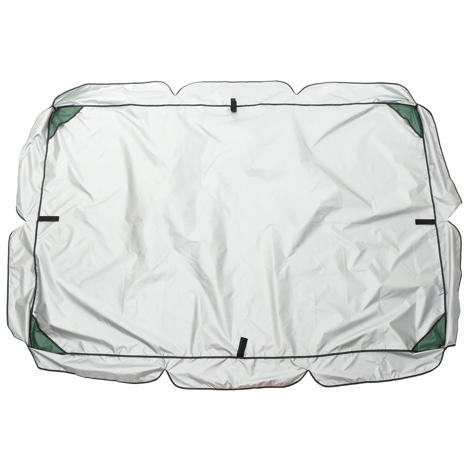 Garden Swing Cover 195X125Cm Dark Green Waterproof Dustproof Outdoor Protector With Elastic Band Scallop Edge Patio