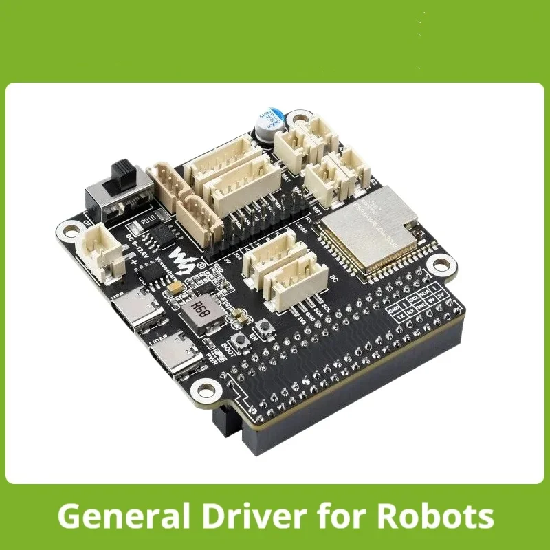 Waveshare General Driver Board For Robots, Based On ESP32, Multi-Functional, Supports WIFI, Bluetooth And ESP-NOW Communications