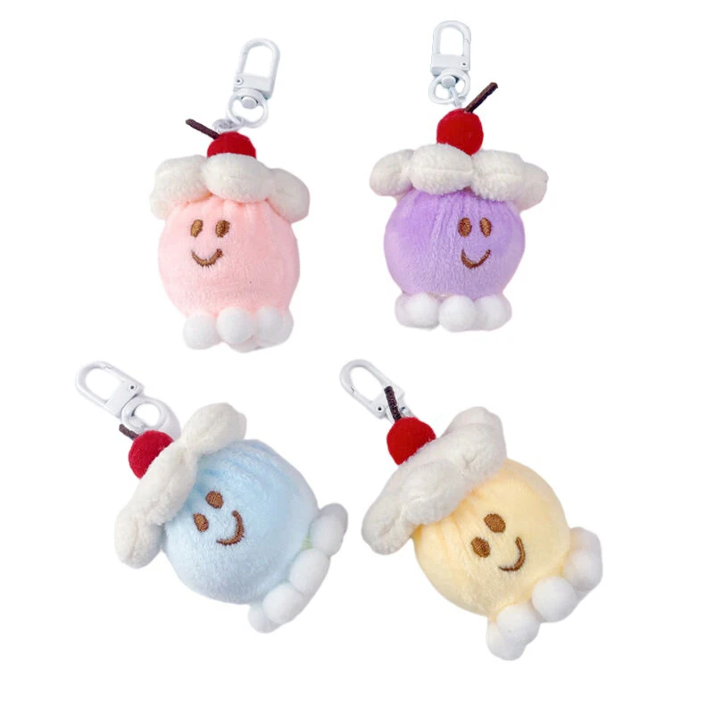 Peluche pudding gâteau 3D mignon, jouet beurre, pendentif, porte-clés, sac à dos, tentures, accessoires d'ornement, cadeaux