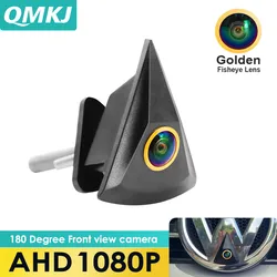 Golden AHD1080P Vehicle Logo Front View Cam For Volkswagen VW Golf 4 5 6 7 MK4 MK5 MK6 MK7 Passat B6 B8 CC Polo 6R T4 T5 Tiguan