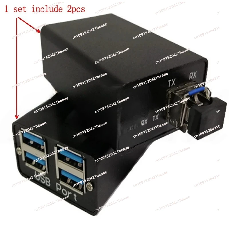 Suitable for USB industrial touch screen transceiverfiber optic extender transceiver USB3.0 optical isolation