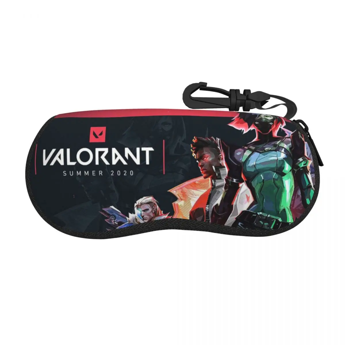 Valorant Shooting Game Computer Shell Glasses Case Protective Sunglasses Box Women Men Soft Eyeglass Bag Pouch