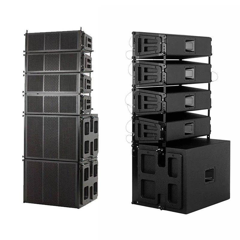 Single and double 10-line array sound stage sound system complete set