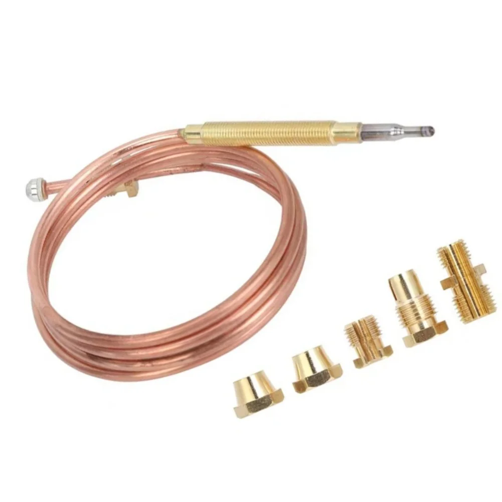 

M6 Thermocouple Common Thread Probe for Gas Burners Fireplaces and BBQ Accessories Fast Temperature Sensing and Leak Prevention