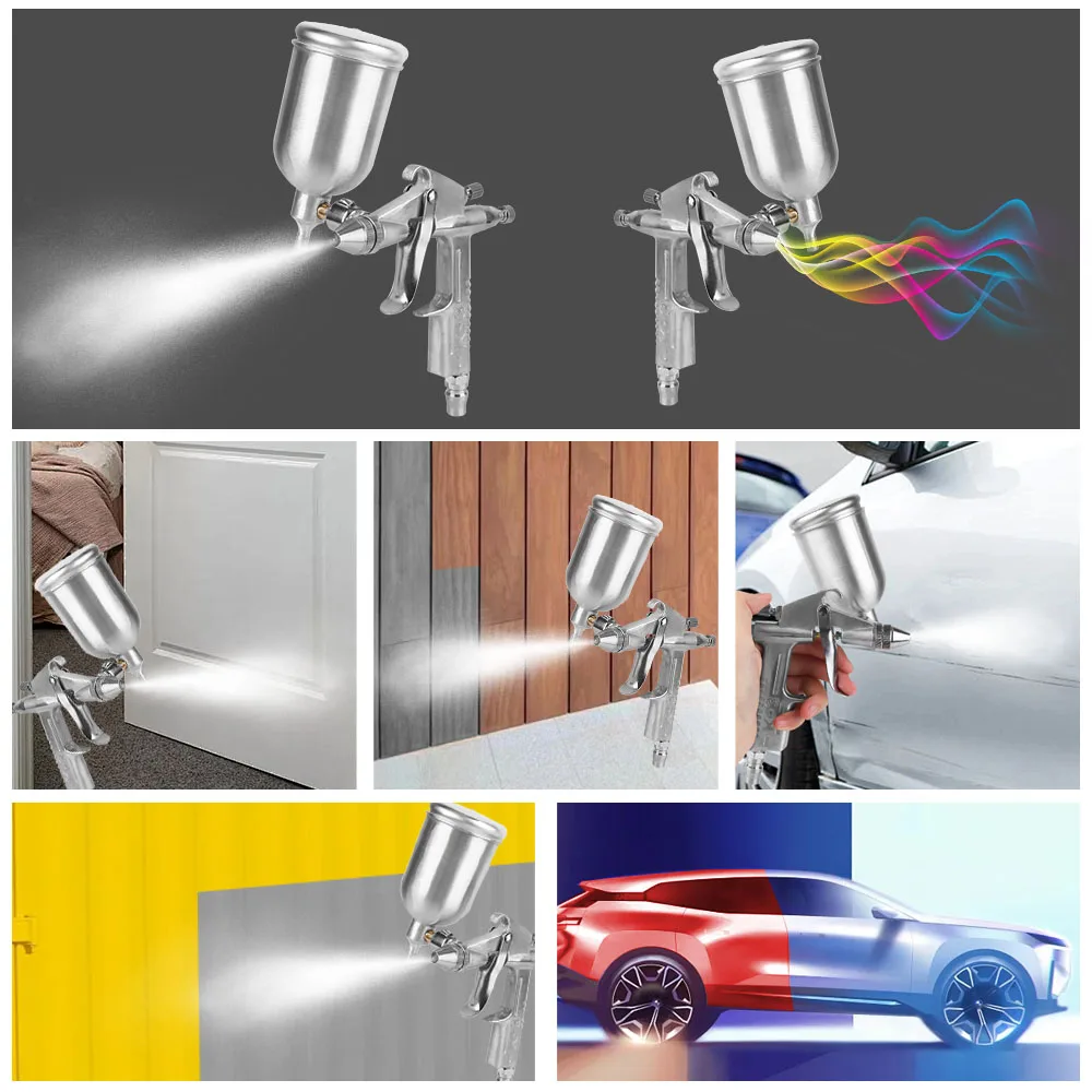 Air Paint HVLP Spray Gun 0.5mm Nozzle For Painting Car Aerograph Spraying Gun Airbrush Air Paint Spray Guns