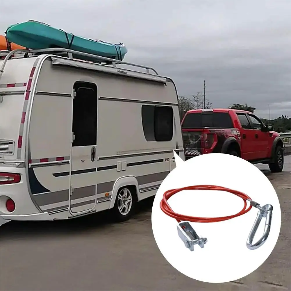 Trailer Breakaway Safety Cable With Clevis End For Caravans Horseboxes Trailer Tents Car Trailer Safety Rope Car Tool