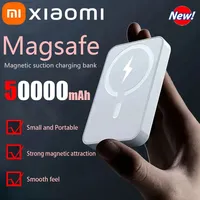 Xiaomi 500000mAh Capacity Magnetic Wireless Power Bank External Portable Battery Pack For iphone Samsung Huawei Powerbank