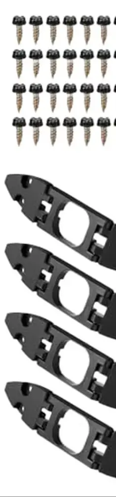 

6-Pack Gable Light Clips : For Durable, Easys Install & Weatherproof Home Hardware Replacement Parts