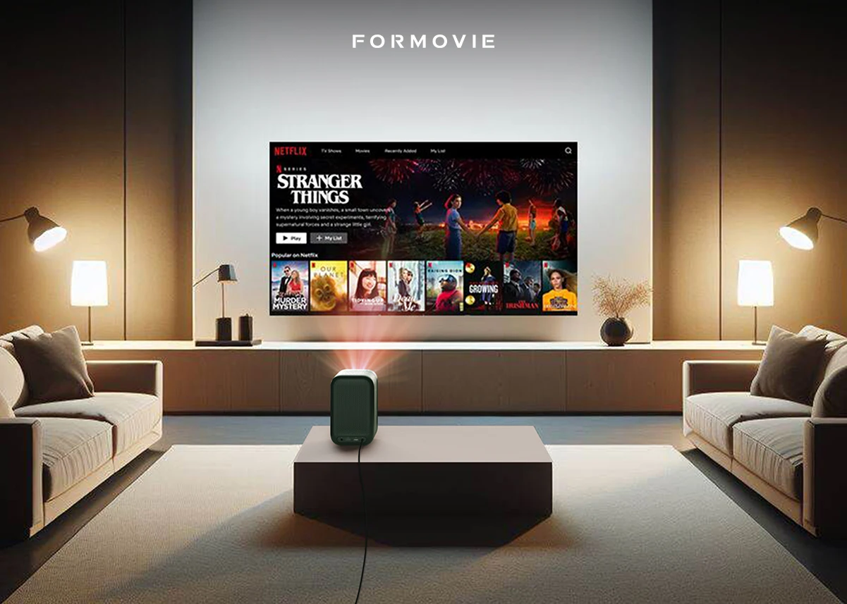 2025 Factory Price Mini Smart with Google TV 1080P 4K Home Theater Video Full HD LED Portable