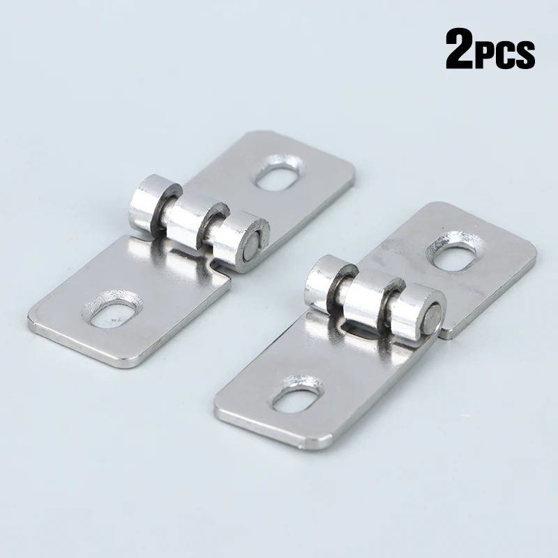 2Pcs Stainless Steel Foldable Nothing Frame Hinge Balcony Window Decorative Hinges for Wooden Wine Box Case Jewelry Gift Cabinet
