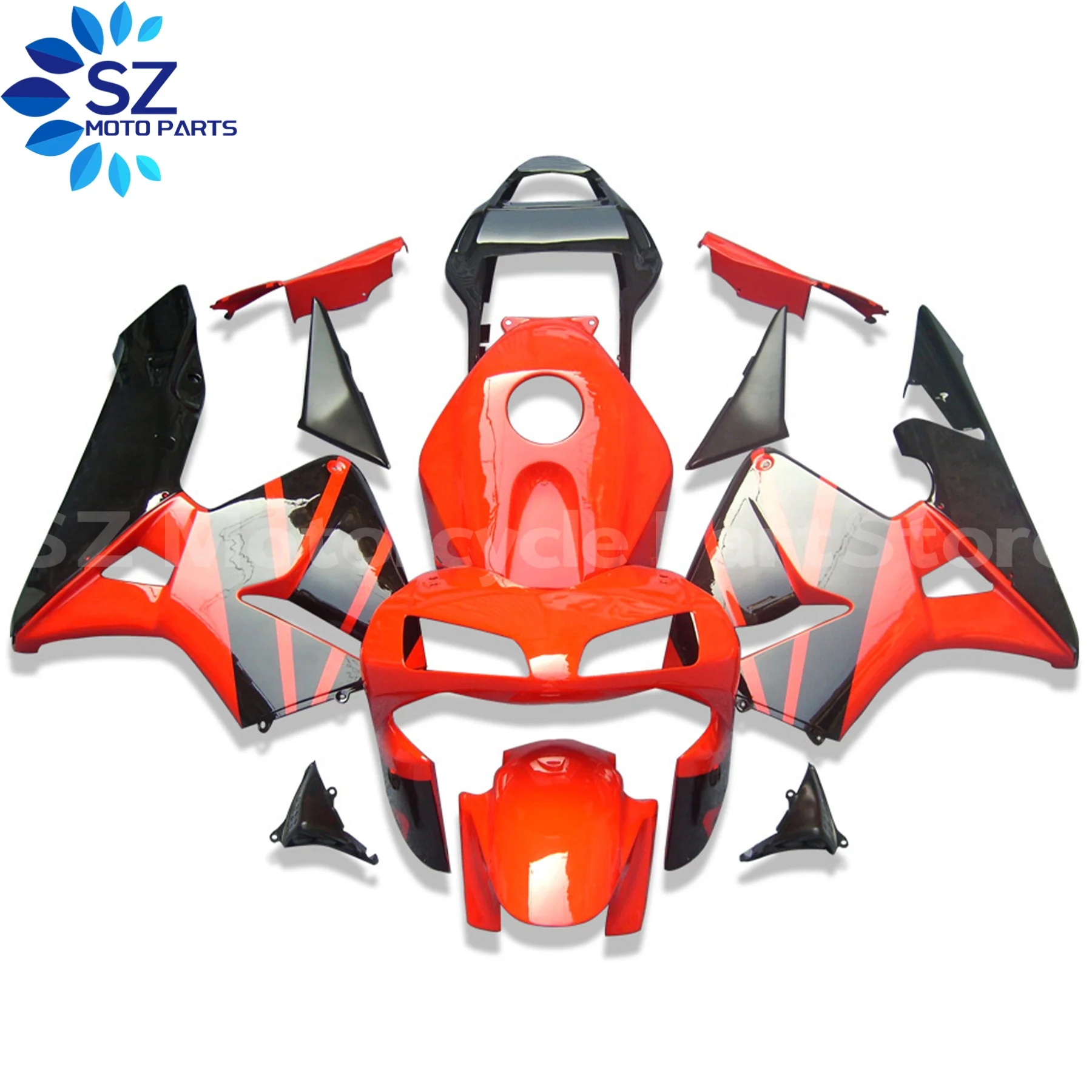 

Инъекционные пластиковые детали для CBR600RR F5 2003 2004 CBR 600 RR CBR600, окрашенные кузовом мотоцикла, компоненты обтекателя ABS