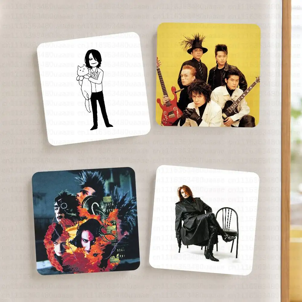 B-Buck Tick Band DIY Refrigerator Magnet Acrylic Square with Magnetic Sheet Material Package Home Decor