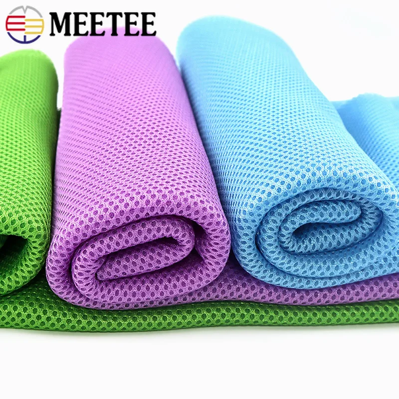 

50/100*150cm 3D Spacer Mesh Fabric 3 Layer Sandwich Elastic Fabrics Shoes Seat Cover Sofa Breathable Cloth DIY Sewing Material