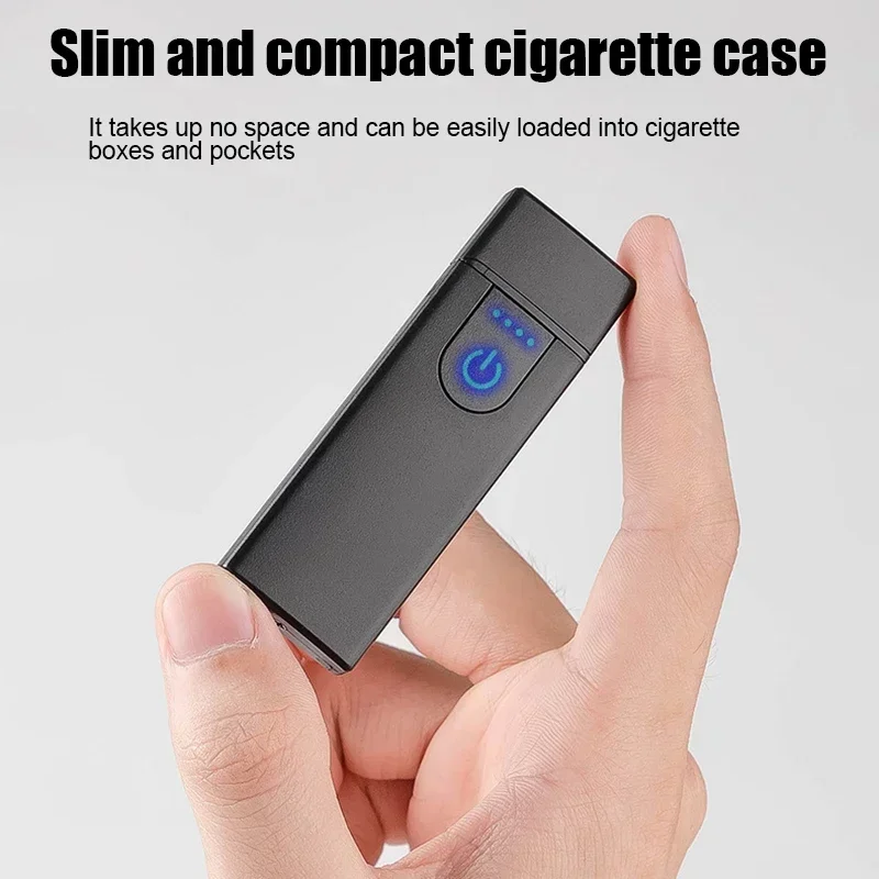 Fingerprint Touch Induction Heating Wire Lighter USB Rechargeable Lighters Cheap Business Gifts 2024