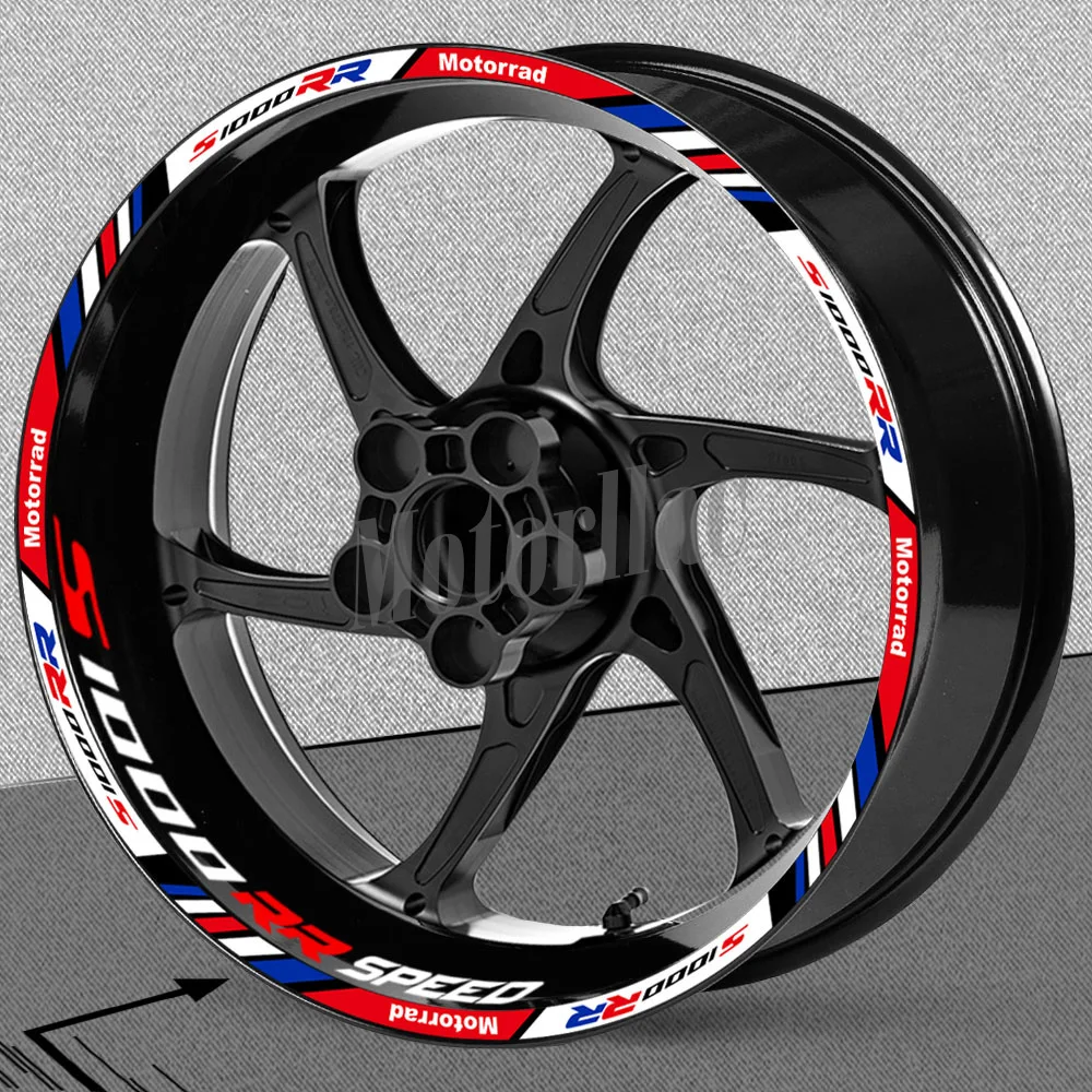 Motorcycle Wheel Stickers Reflective Rim Stripe Tape Decals Waterproof Accessories For S1000RR s1000 rr S1000rr 2023