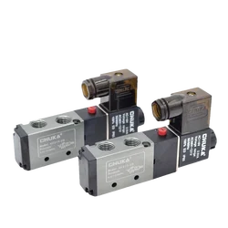 4v210 08 Better Quality Airtac Type 4v110-06 4v310-10 4v410-15 Thickened Pneumatic Solenoid Valve 12V 24V DC AC 110V 220V