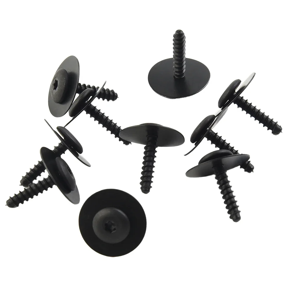 

Car Clip Screw High Quality Metal 10pcs/set 11570637 Black Brand New For Chevrolet Car Fasteners Clips Replace