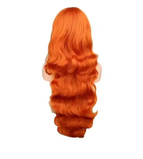 QQXCAIW Anime Nami Long Curly Wavy Adult Wig Heat Resistant Hair Woman Girls Cos Props for Cosplay Costume Halloween Party Wigs