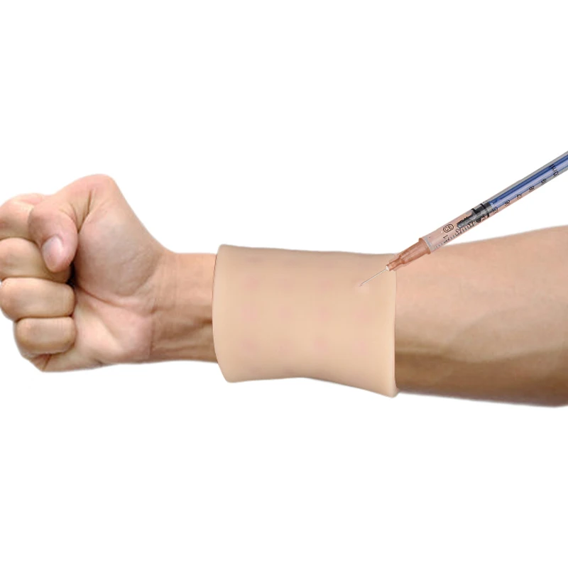 Modelo Multifuncional Injeção Intramuscular Treinamento, Skin Test, Almofada Muscle Pin, 40 Pontos, Modelo Prática