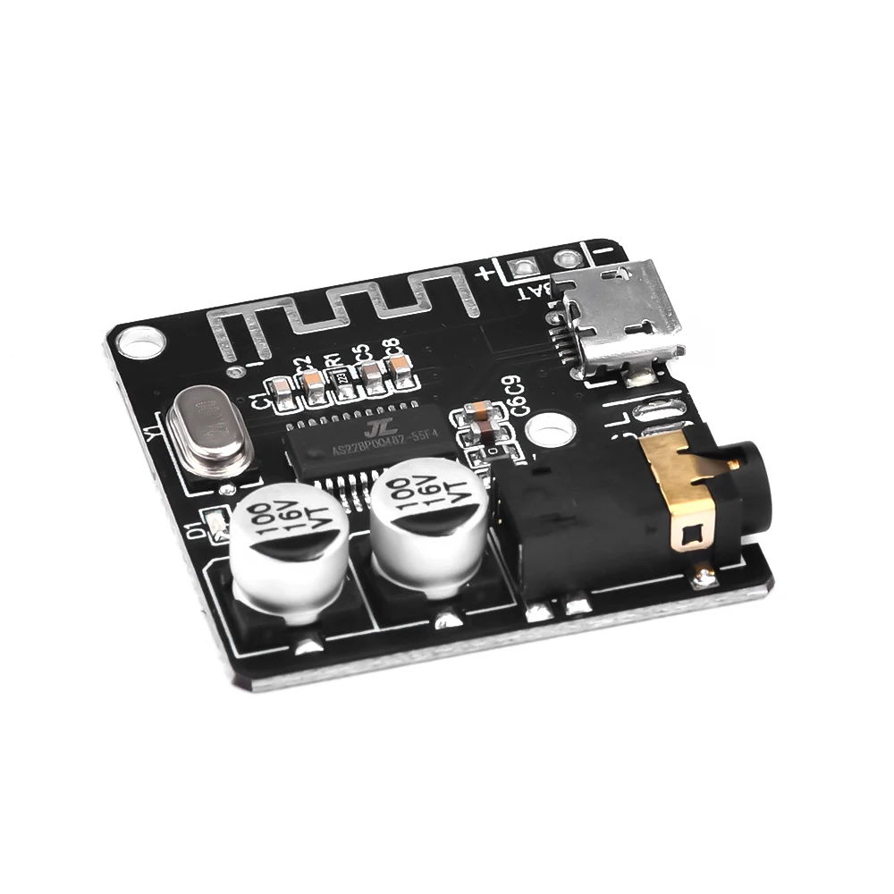 VHM-314 Bluetooth Audio Receiver Board Wireless Stereo Music Module Bluetooth-Compatible5.0 MP3 Lossless Decoder Amplifier Board