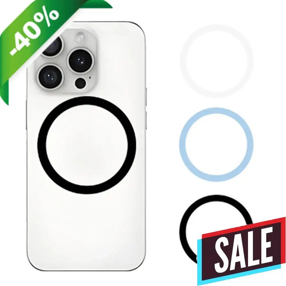 

Универсальная металлическая наклейка для магнитного зарядного устройства для мобильных телефонов iPhone Android, магнитное крепление/держатель для телефона, аксессуары