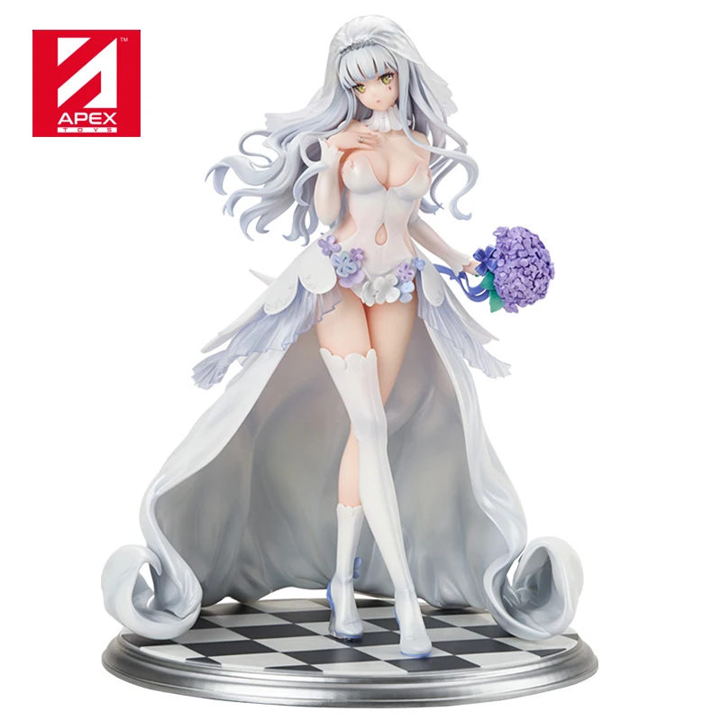 

In Stock Original Apex Girls Frontline Hk416 Wedding Dresses 27Cm Anime Action Figurine Model Collection Toys for Boys Gift