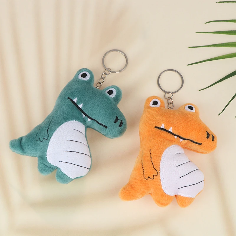 

1PC 10CM Cute Crocodile Plush Toy Cartoon Stuffed Doll Keychain Pendant Bag Decor Kid Gift Grab Machine Doll Small Gift