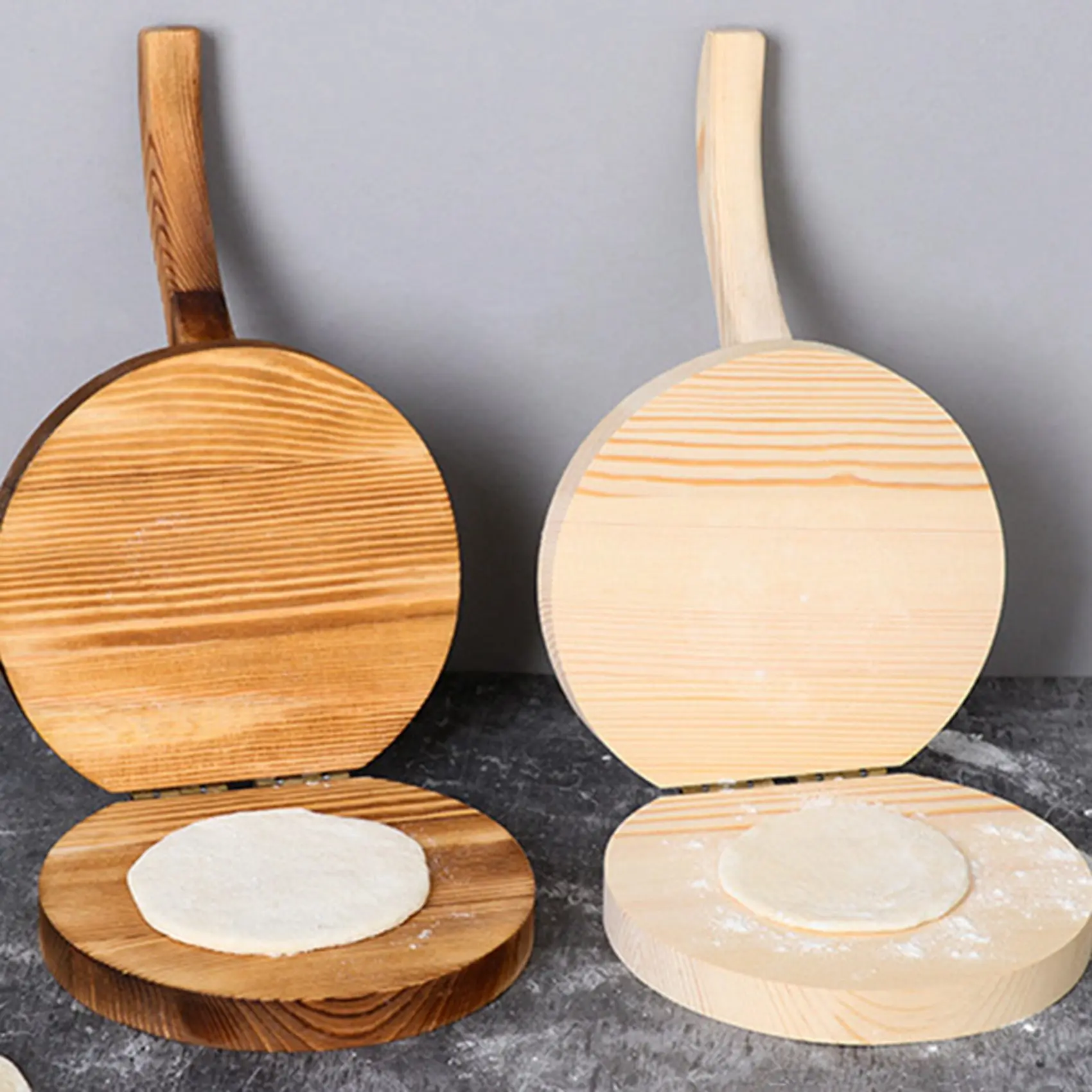 ELEG-2X أداة ضغط العجين العجين الضغط زلابية الجلد الخشب زلابية الضغط العجين الضغط زلابية مغلفة الضغط C