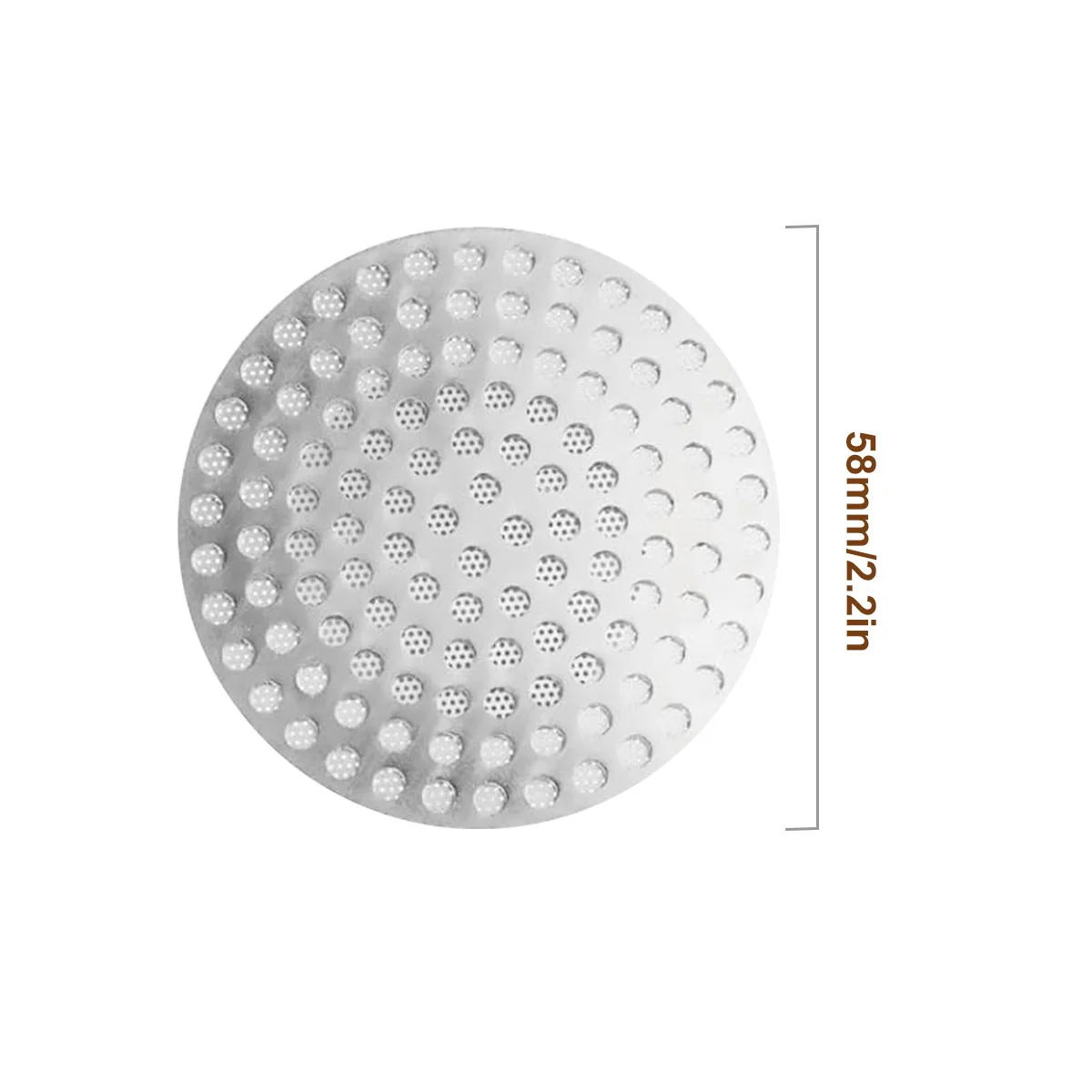 51 / 53 / 58mm Espresso Puck Screen, Wiederverwendbarer Kaffeefilter aus Edelstahl, Dicker Puck Screen Unterer Duschfilter