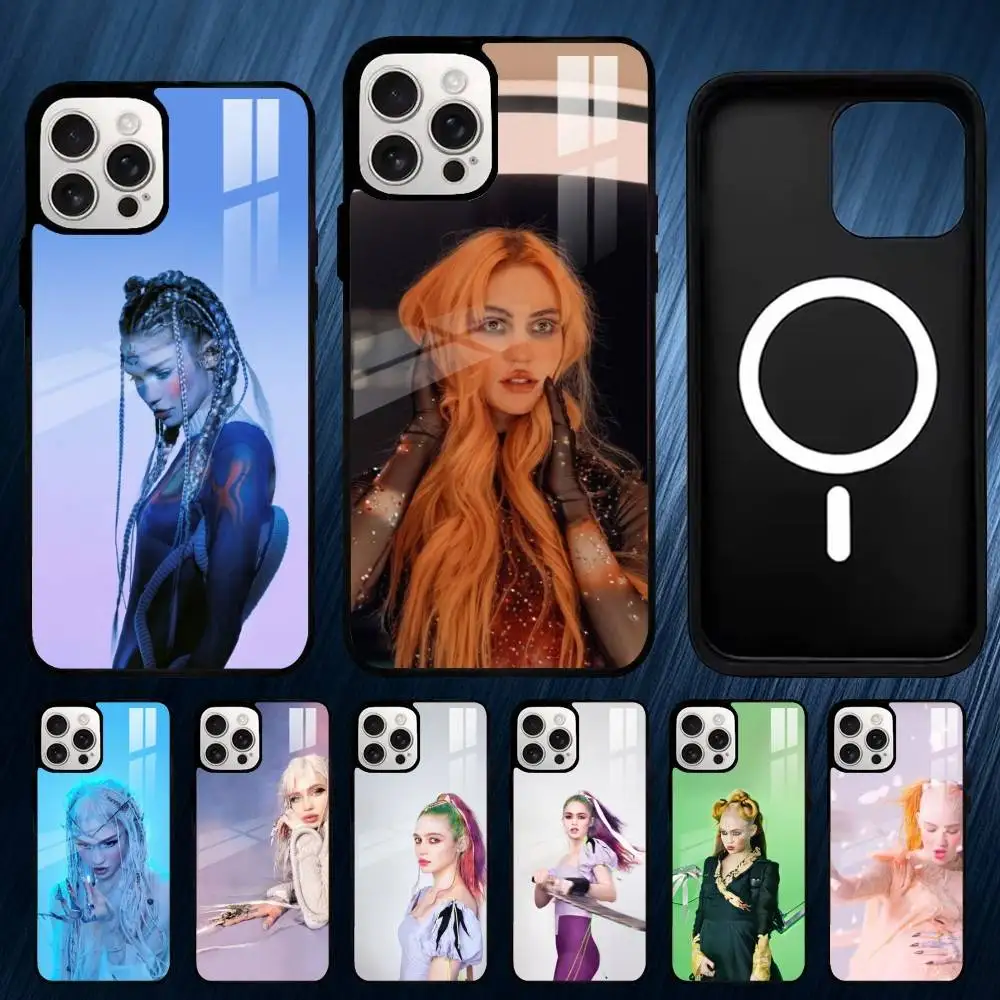 

SS-Shockproof G-Grimes Phone Case For iPhone17,16,15,14,13,12,11,Plus,Pro,Max For Magsafe Wireless Charging cover