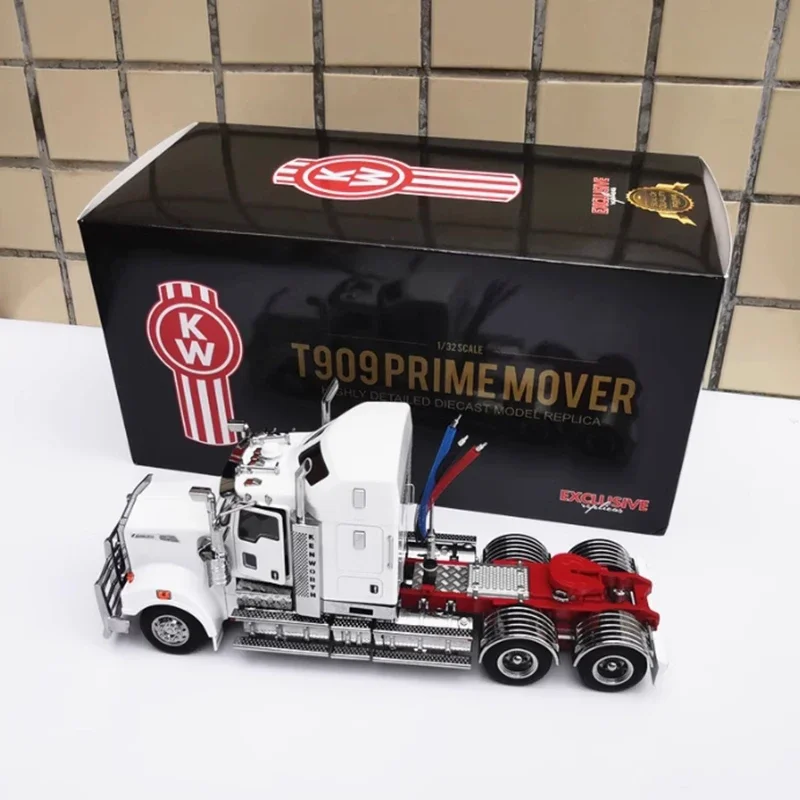 EXCLUSIVE-Tête de remorque australienne moulée sous pression, camion Kenworth T909, transporteur de tête de traction, modèle en métal, affichage de jouets cadeaux, échelle 1:32